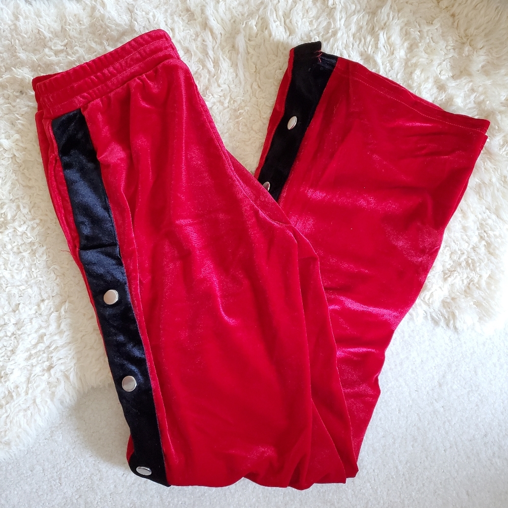Velvet Track Pants - Picture 1 of 3